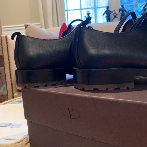 Valentino Derby black shoes, 7.5 US - Picture 2 of 12
